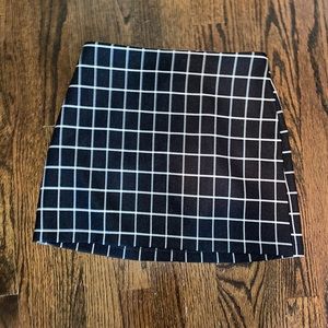 Urban outfitters checkered pencil mini skirt